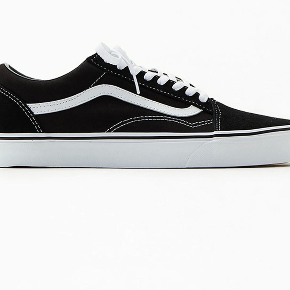 Vans Classic Black and White Skate Shoes